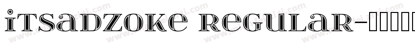 itsadzoke Regular字体转换